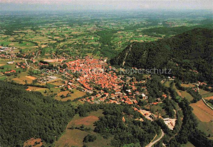 Chiusa Pesio 585m Cuneo Mondovi Piemonte IT Fliegeraufnahme