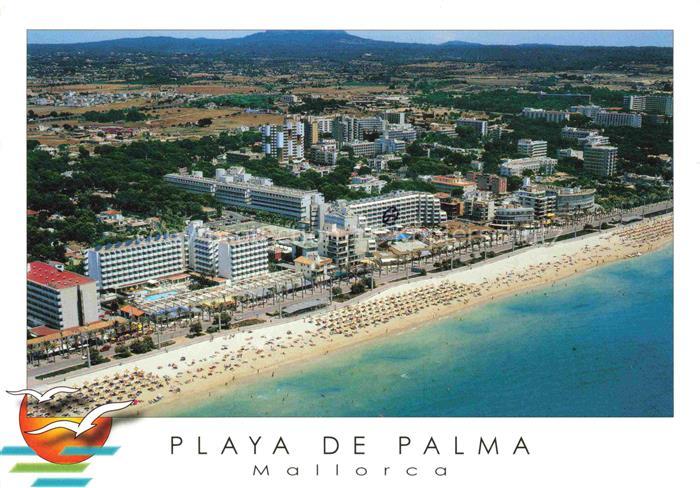 Playa de Palma Mallorca Fliegeraufnahme