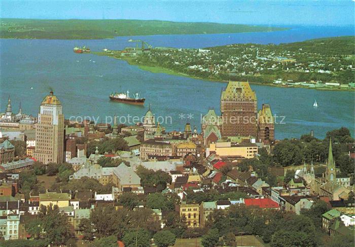 QUEBEC-City Canada Vue partielle de la pointe de Levis