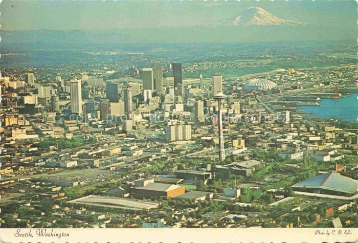 Seattle Washington USA Fliegeraufnahme