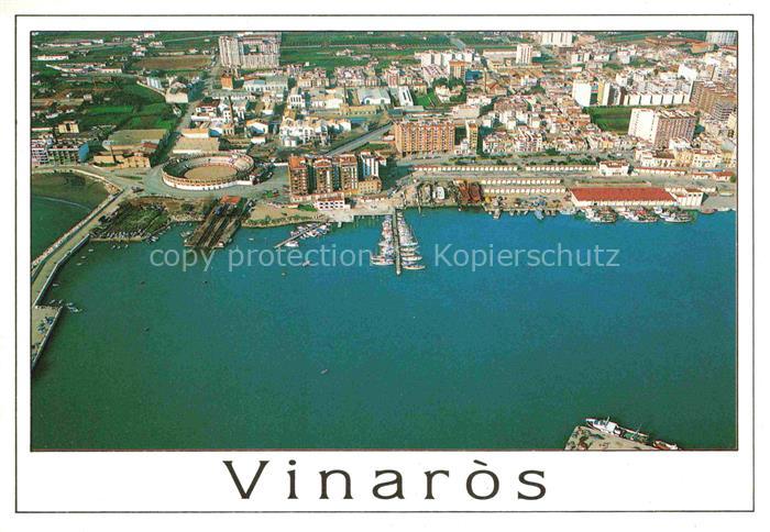 Vinaros Costa del Azahar Valenciana ES Vista aerea del puerto Club Nautico