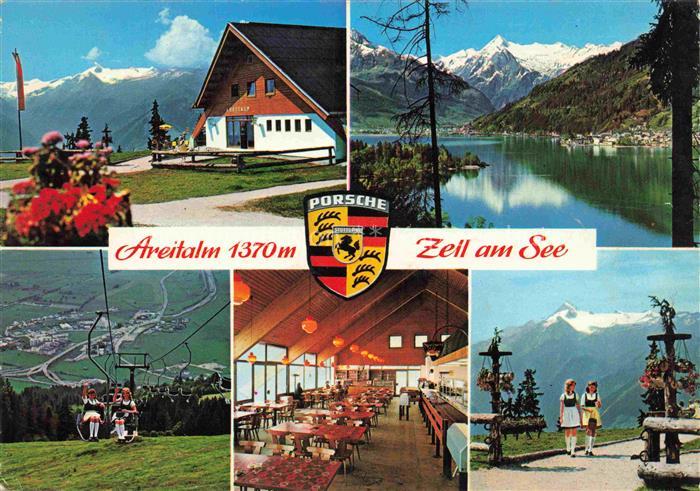 Zell See AT Areitalm Seepartie Sessellift Restaurant