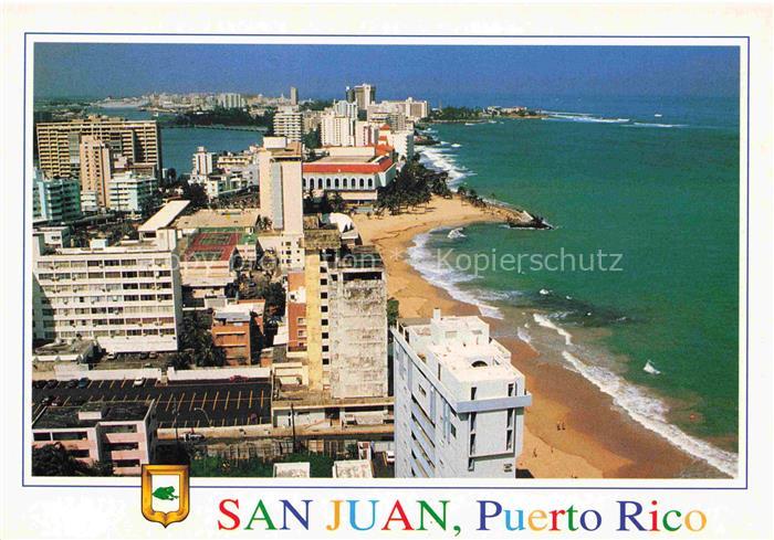 San Juan  Puerto Rico Hotel la Concha y del Condado Fliegeraufnahme