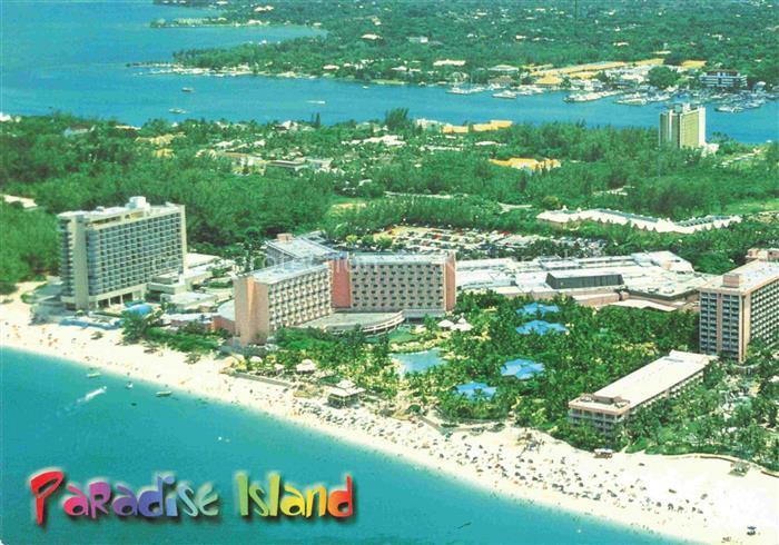 Paradise Island Nassau Bahamas Bahama Islands Fliegeraufnahme