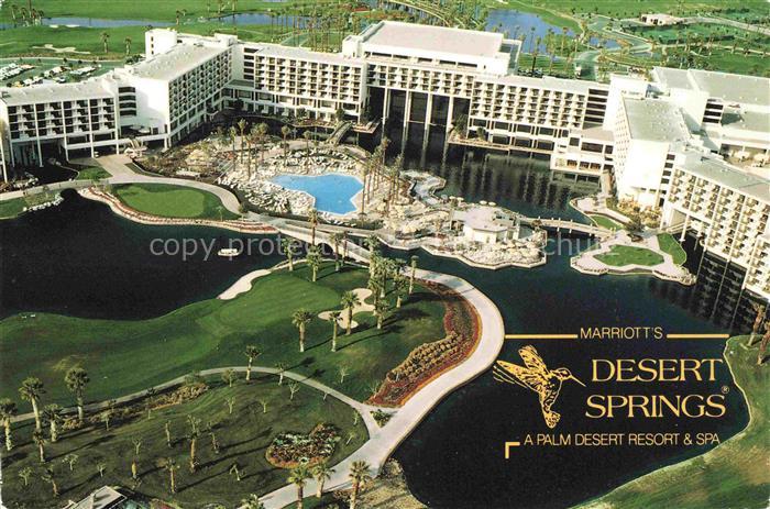 Palm Springs California USA Marriotts Desert Springs Resort and Spa Fliegeraufna