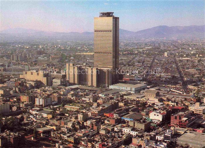 Mexico  City D.F. Mexico Torre de Petroleos Mexicanos y el norte de la ciudad Fl