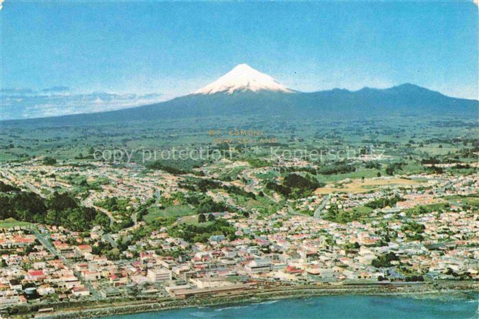 New Plymouth Taranaki New Zealand NZ Fliegeraufnahme