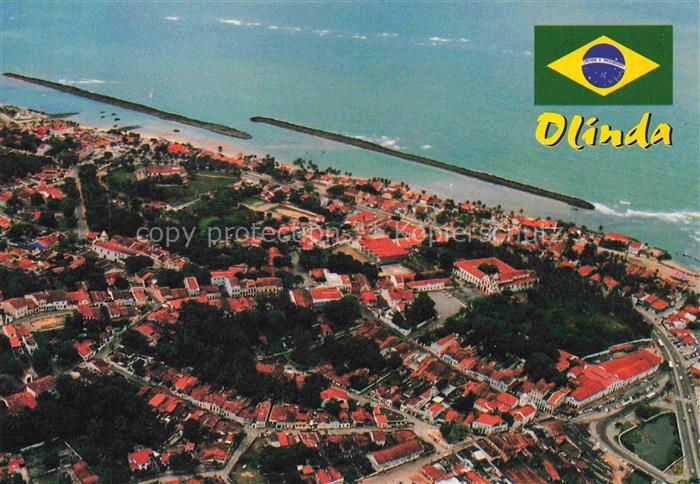 Olinda Pernambuco Brazil Patrimonio Mundial Vista aerea da cicada