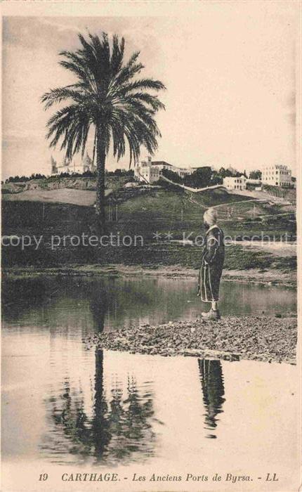 Carthage  Karthago Carthago Tunesie Les Anciens Ports de Byrsa