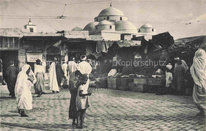TUNIS Tunesie Place Bab Souika