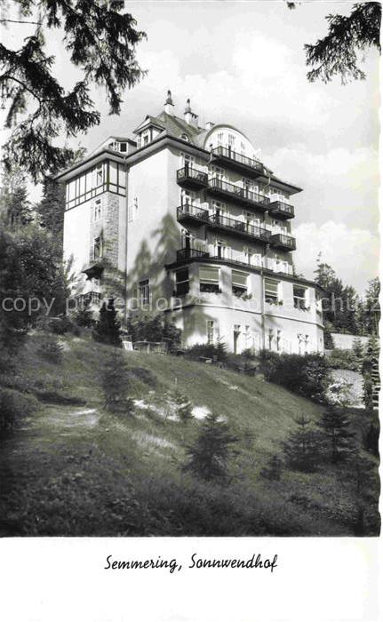 Semmering Niederoesterreich AT Sonnwendhof