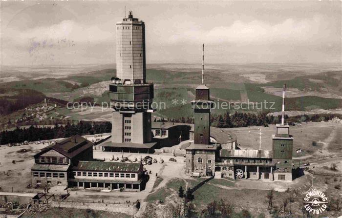 Grosser Feldberg Taunus Aussichts Fernseh und Fernmeldeturm