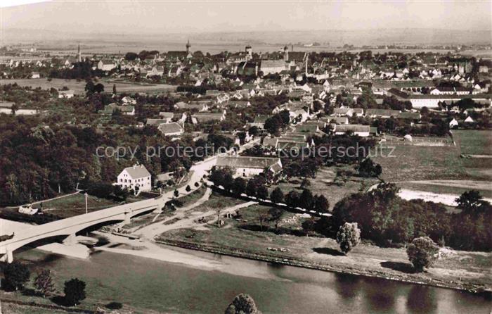 Dillingen Donau Fliegeraufnahme