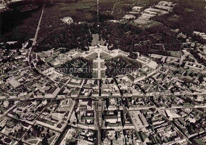 KARLSRUHE Baden Schloss Fliegeraufnahme