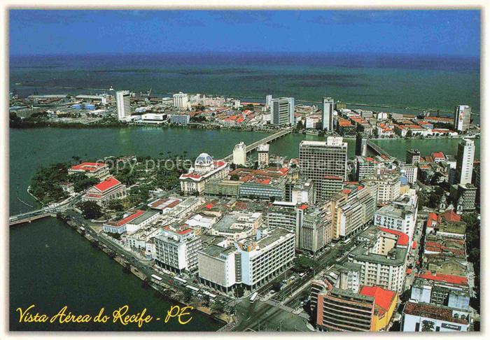 Recife Pernambuco Brazil Fliegeraufnahme