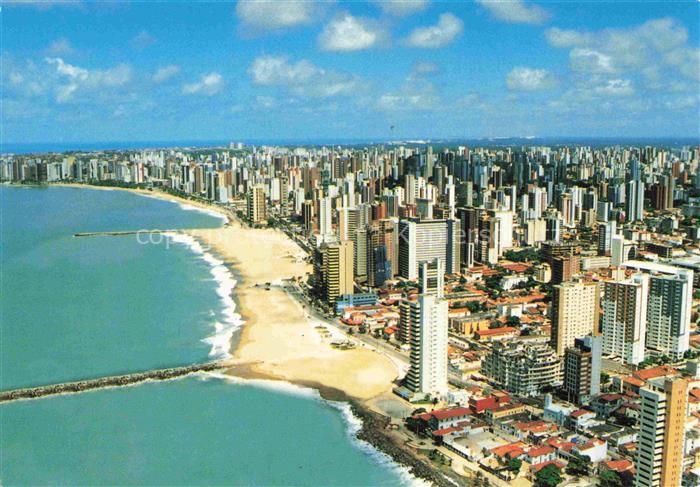 Fortaleza Ceara Brasil Praia de Iracema Av Beira Mar Fliegeraufnahme