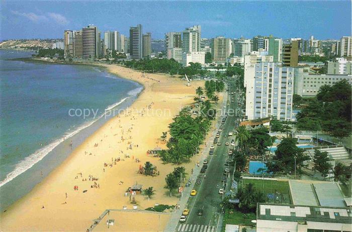 Fortaleza Ceara Brasil Avenida Beira Mar Fliegeraufnahme