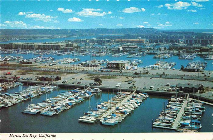 Marina Del Rey Santa Monica California USA Yachthafen Fliegeraufnahme