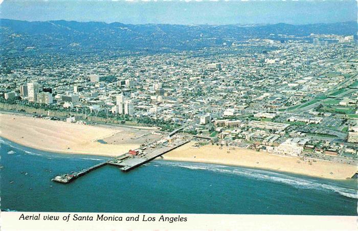 Santa Monica California USA Aerial view