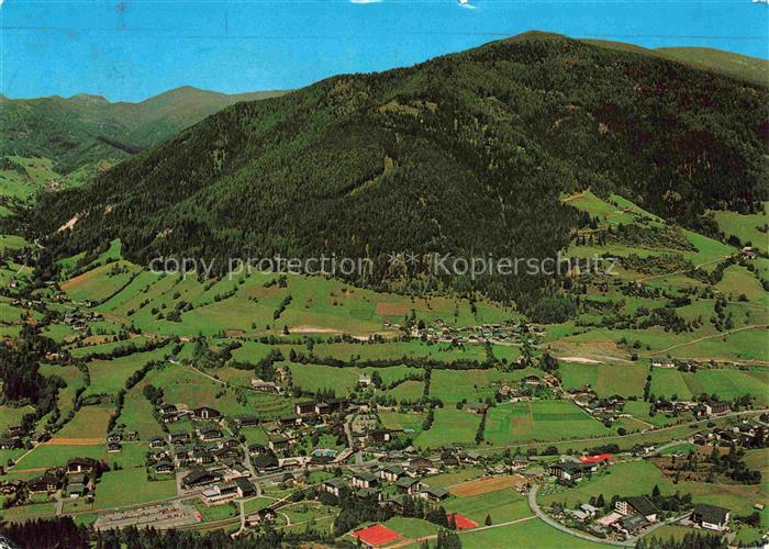 Bad Kleinkirchheim Kaernten AT Fliegeraufnahme