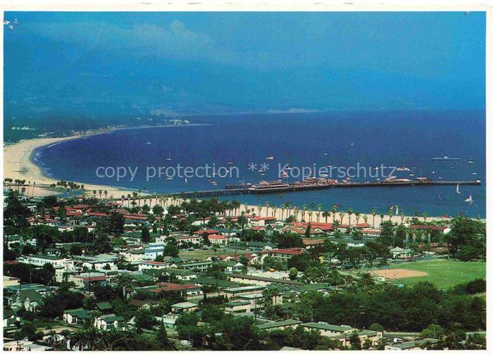 SANTA-BARBARA -by-the-Sea California USA Fliegeraufnahme