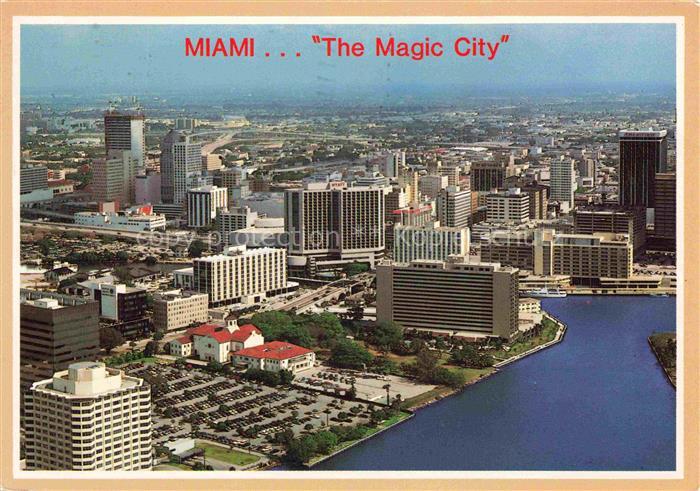 Miami Beach Florida USA Fliegeraufnahme