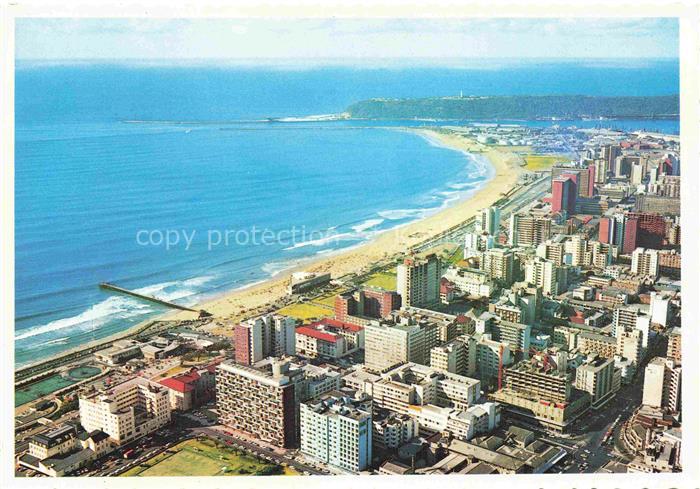 DURBAN  Southafrica RSA Aerial view of North Beach