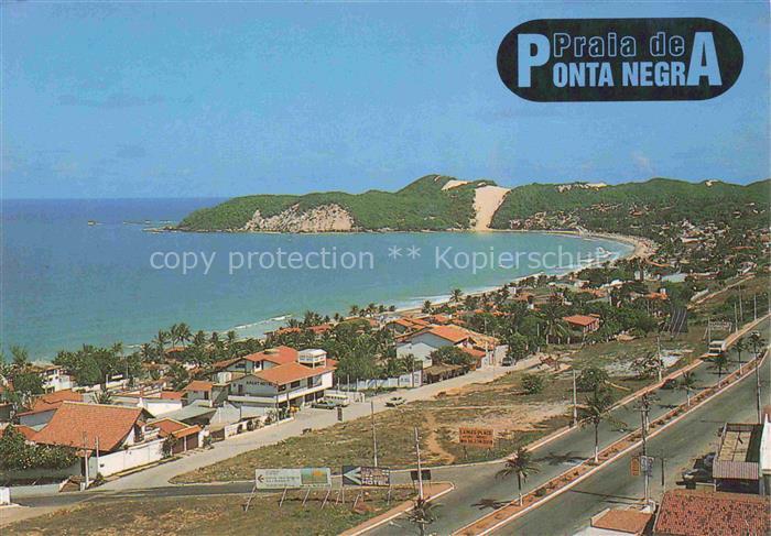Natal Brazil Ponta Negra beach Fliegeraufnahme
