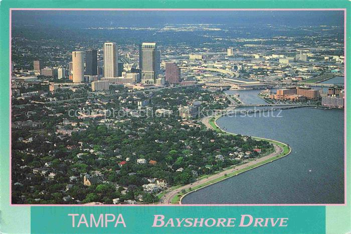 Tampa Florida USA Bayshore Drive Fliegeraufnahme