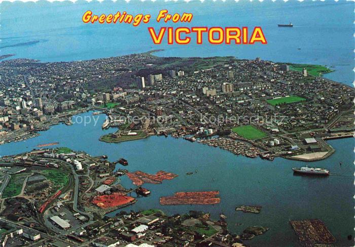 VICTORIA  British Columbia Canada Fliegeraufnahme