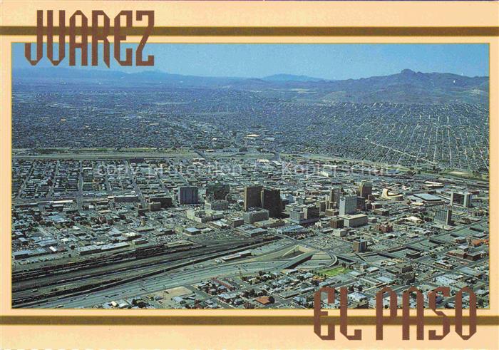 Juarez Ciudad Mexico Aerial view