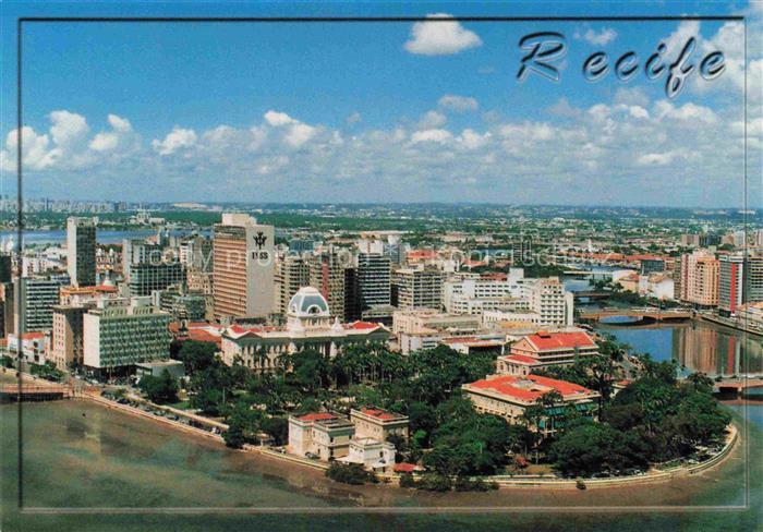 Recife Pernambuco Brazil Vista aerea com destaque