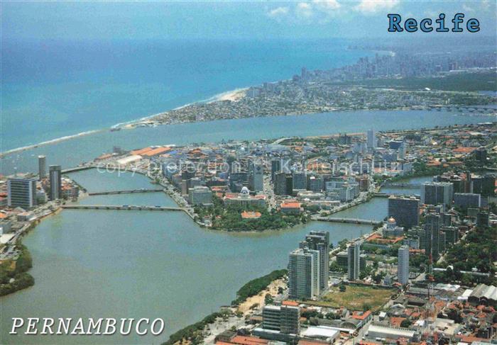 Recife Pernambuco Brazil Vista aerea da cidade