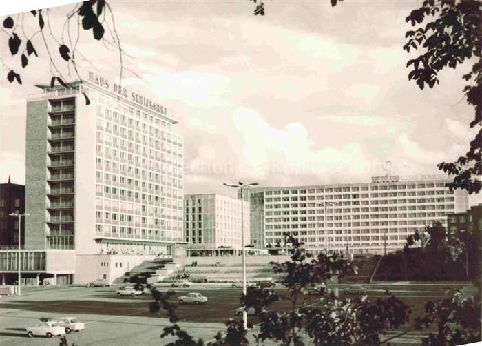 ROSTOCK  CITY Haus der Schiffahrt und Interhotel Warnow