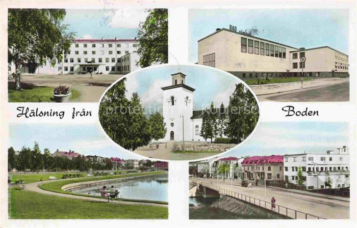 Boden Sweden Teilansichten Kirche