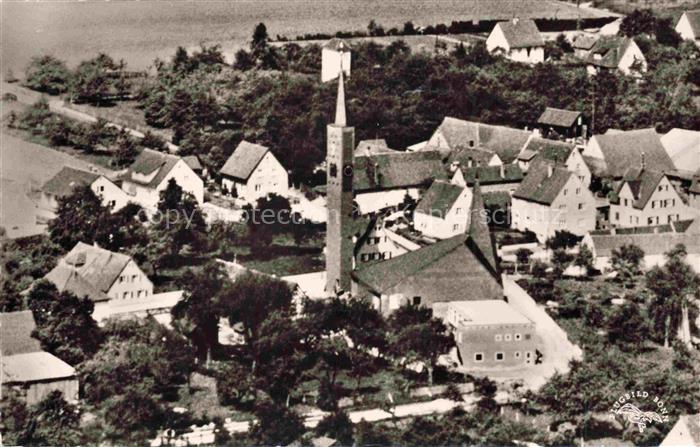 Niederstotzingen Heidenheim BW Ev Andreas Kirche Fliegeraufnahme
