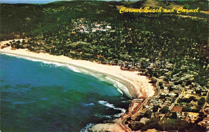 Carmel Beach California USA Fliegeraufnahme