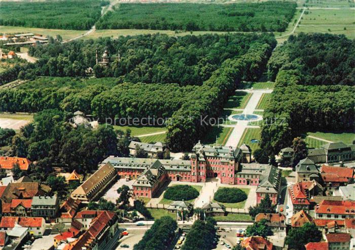 Schwetzingen BW Schlossgarten Fliegeraufnahme