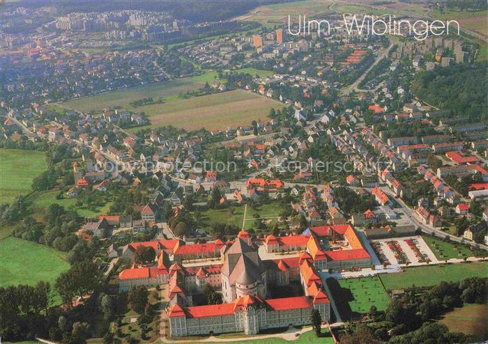 Wiblingen ULM DONAU BW Fliegeraufnahme mit Klosteranlage