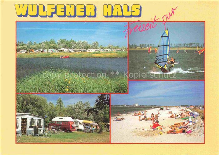 Wulfen Fehmarn Schleswig-Holstein Camping Wulfener Hals Strand Surfer