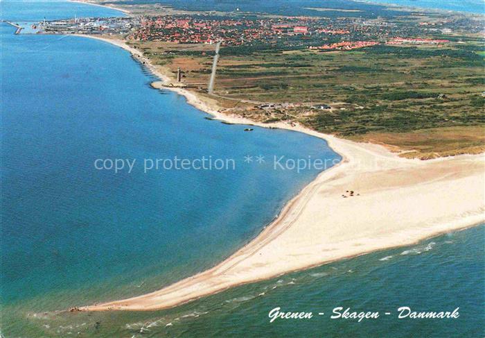 Grenen Skagen DK Fliegeraufnahme