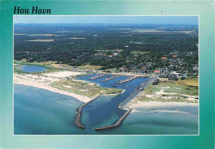 Hou Havn Thisted Vestsjalland DK Fliegeraufnahme