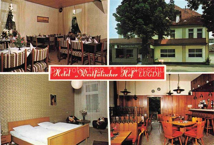 Luegde Hotel Westfaelischer Hof Gastraeume Zimmer