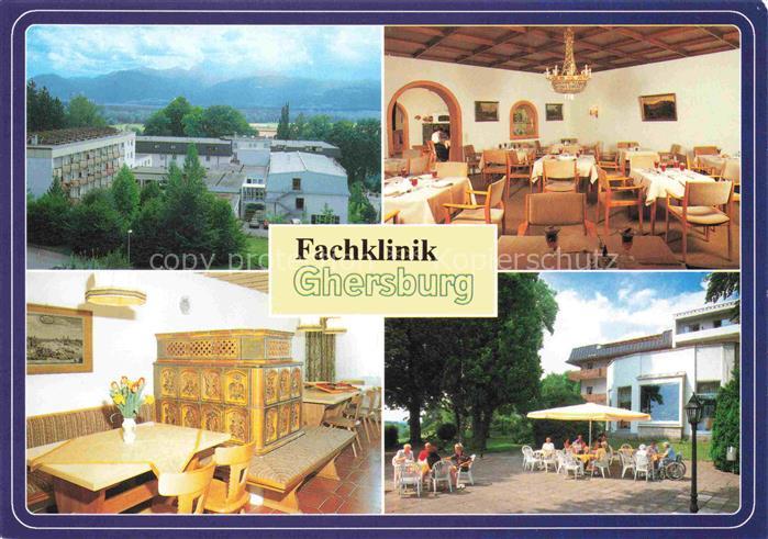 BAD AIBLING Ghersburg Fachklinik Gastraeume Terrasse