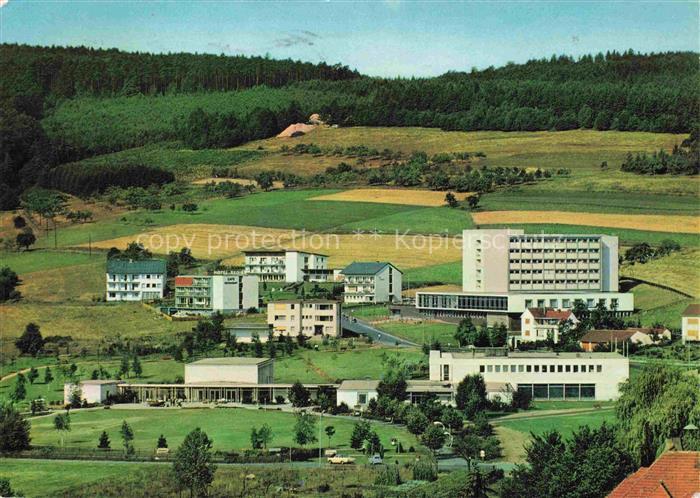 Bad Soden-Salmuenster Hessen Kurviertel Fliegeraufnahme