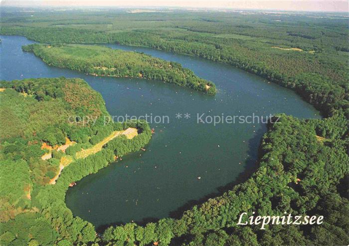 Liepnitzsee Bernau Brandenburg Fliegeraufnahme