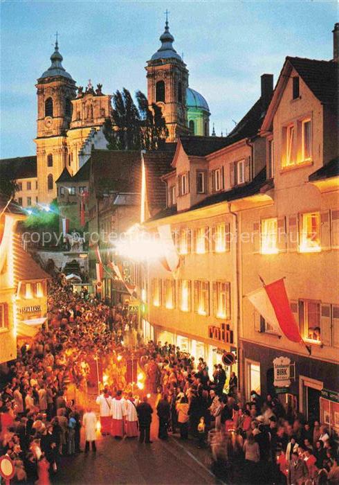 Weingarten  Wuerttemberg BW Lichterprozession
