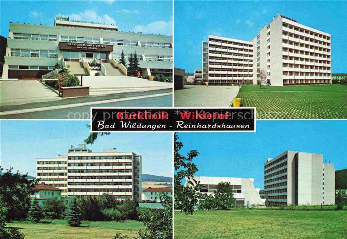 Reinhardshausen Bad Wildungen Kurklinik Wildetal Teilansichten