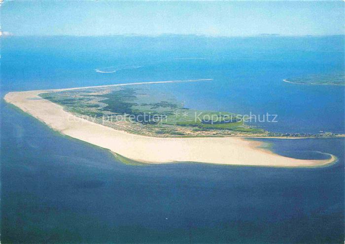 AMRUM Insel Nebel Nordfriesland Fliegeraufnahme