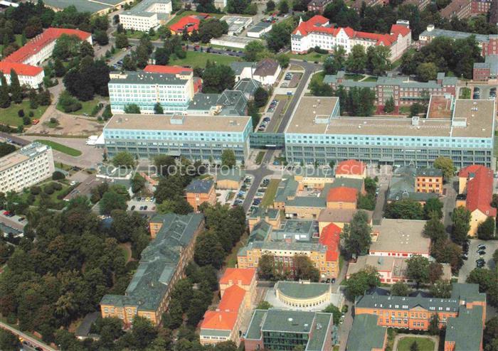 MAGDEBURG  CITY Universitaetsklinikum Magdeburg und Med Fakultaet Fliegeraufnahm